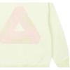 Palace Spring/Summer 2023 Fleece Tri-Ferg Crew Neck Sweatshirt Unisex Tops Light-Yellow PLC23028