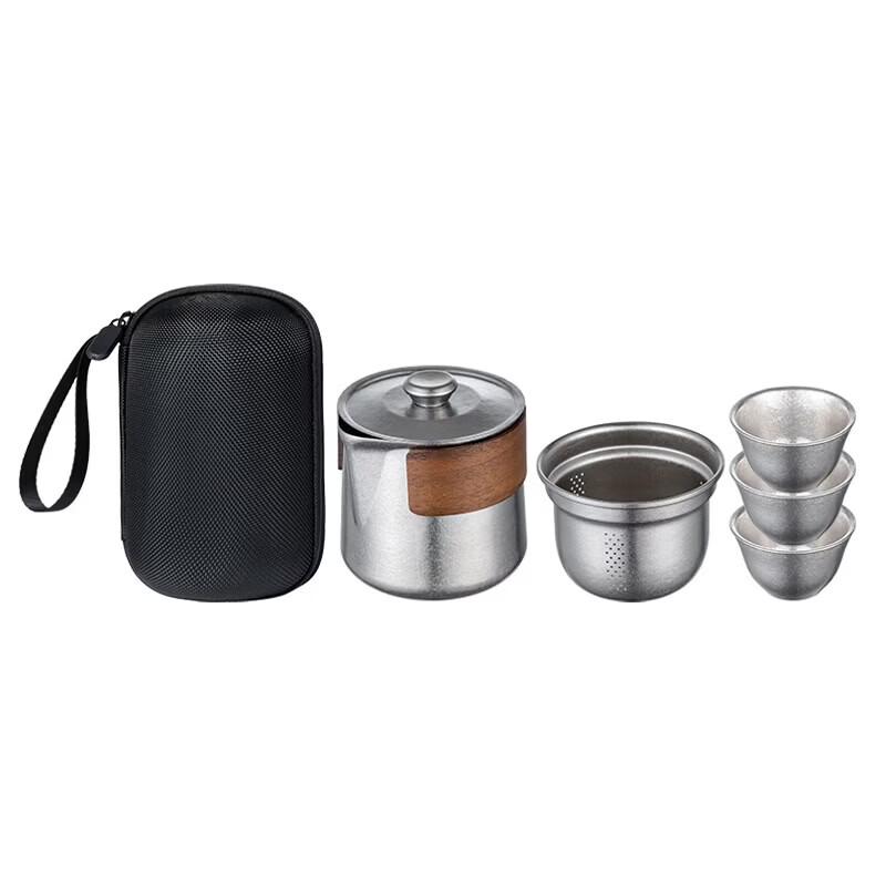 Debo Youtu Pure Titanium Travel Tea Set