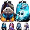 Undertale Sans 16 Inch Children Backpack With Durable Polyester Material And Adjustable Padded Shoulder Straps