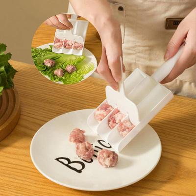 1 STKS Plastic Gehaktbal Maker Set Gebakken Vis Rundvlees Vlees Maken Ballen Vorm Vlees Gereedschap