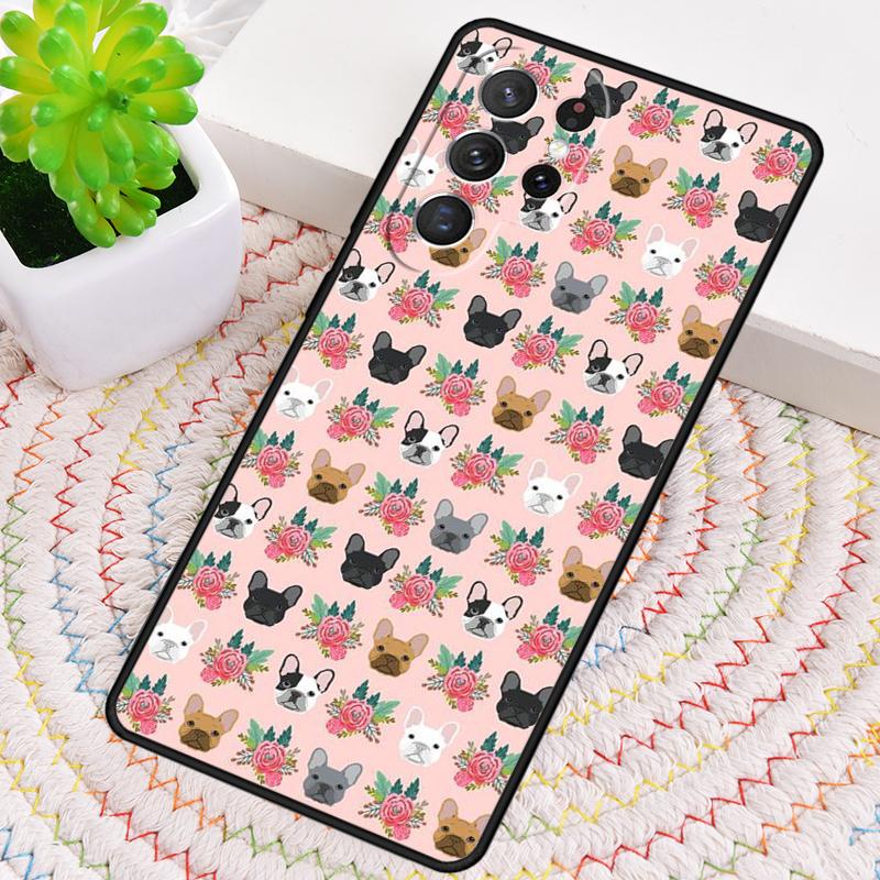 French Bulldog print Phone Case for Samsung Galaxy note 10 pro S26 Ultra S23 S24 FE S25 S21 S22 PLUS shockproof Cove