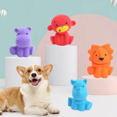 Niedliches Hundelatex-Kauspielzeug | Weiche quietschende Hundespielzeuge | Spielzeug für Welpen, kleine und mittelgroße Haustiere, Hunde, Pudel, Border Collie