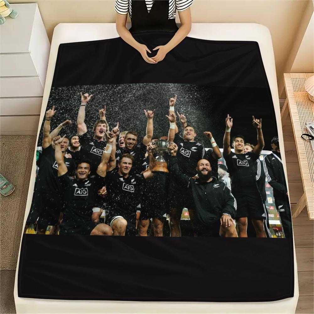 All Blacks,pattern Flannel Blanket, High quality Comfortable for All Seasons, Home Decor, Warmth and Comfort, Perfect for Gifts.