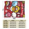 Soft BlanketBoy Girl Decorative Yellow Duck Christmas Throw Blanket  Flannel Bedspread For Couch Bed Novelty Sofa Bed Cover