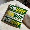 Hot SSubwaying Cushion Cover Soft Decorative Pillow Case Suitable for Bedroom Sofa Car Travel Use