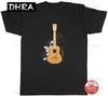 Ukulele Kytara Unisex Tričko Kytarista Hudební Nástroj Unisex Hráč Tričko Dárek s Grafikou Tričko Ležérní Unisex Městský Grunge Klasický