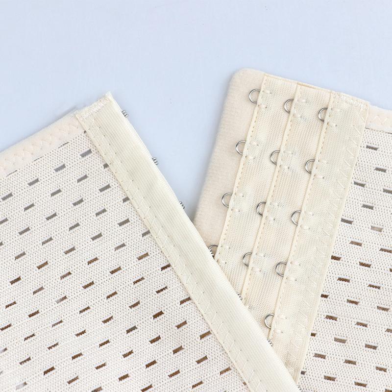 Belly Belt Women's Waist and Abdomen Breathable Hollow Plastic Belt Three-row Buckle Body Shaping Clothing Sports Body Shaping Waist Belt