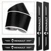Car Threshold Protection Sticker Scratch Resistant Carbon Fiber Protection Sticker For Renault Megane 3 2 4 Clio4 5 Captur QM6 S333