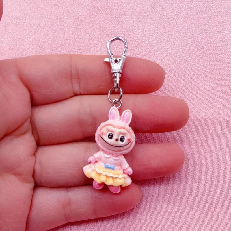 

Брелок Лабубу Labubu The Monsters дитячий на рюкзак, ключі 3 см 3 рожевий