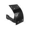 1"Axle License Number Holder plate Mount Curved Vertical For Motorcycle Bike
