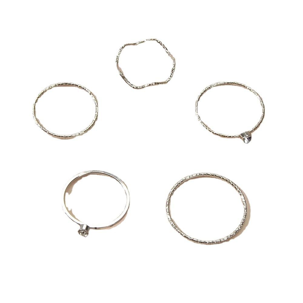 Nytt sett, Halering romersk armbånd, Åpen pekefingerring, Parringarmbånd for kvinner.