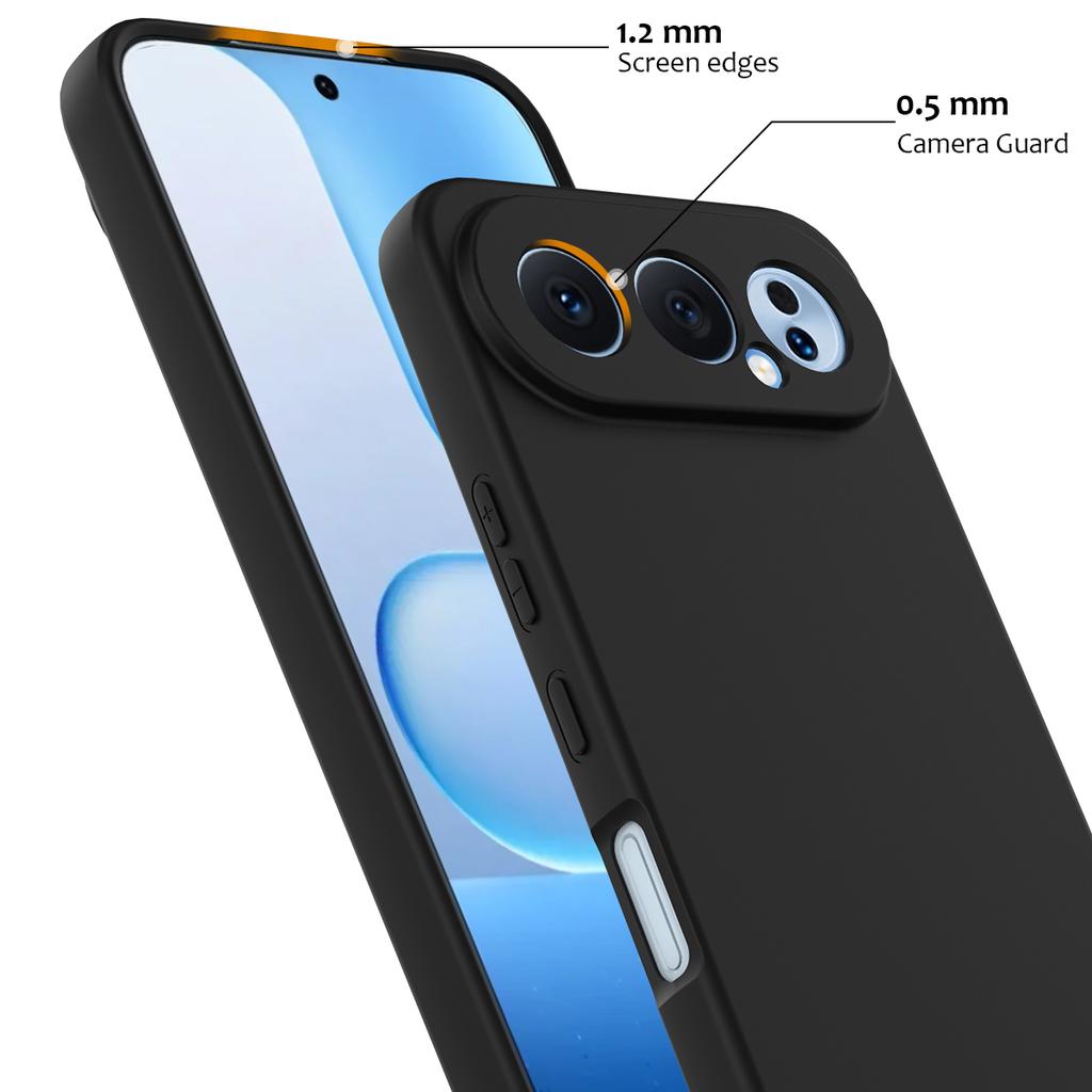 For Honor 500 5G Magnetic Case Anti-Drop Liquid Silicone Phone Cover with Lanyard