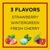 Lip Balm Set, Carmex, Cherry Strawberry Mint, Spf 15 Sun Protection, Long-Lasting Moisture, 3 X 10