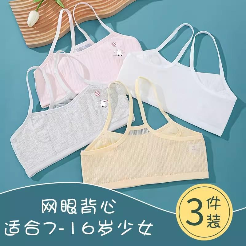 Development Period Small Vest Women's Summer - Primary School Junior High School Student Year Old Girl Girl Older Children's Underwear Girl Bra