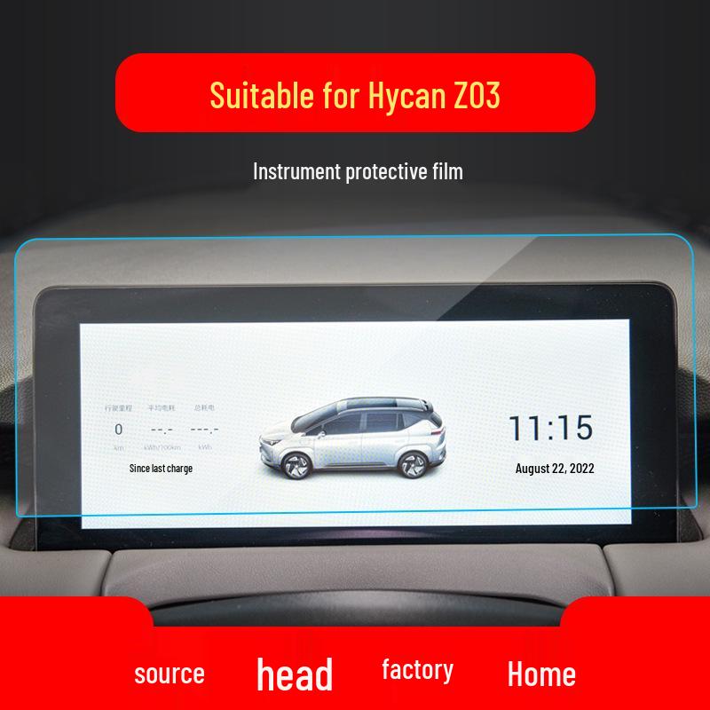 Hycan A06 Navigation and Instrument Screen Protective Film for 24 Models