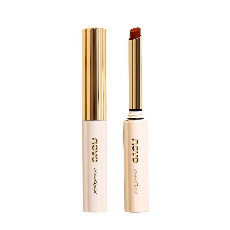 NOVO5979 Soft Mist Matte Velvet Long-Lasting Lipstick - High Pigment & Non-Stick Lip Gloss