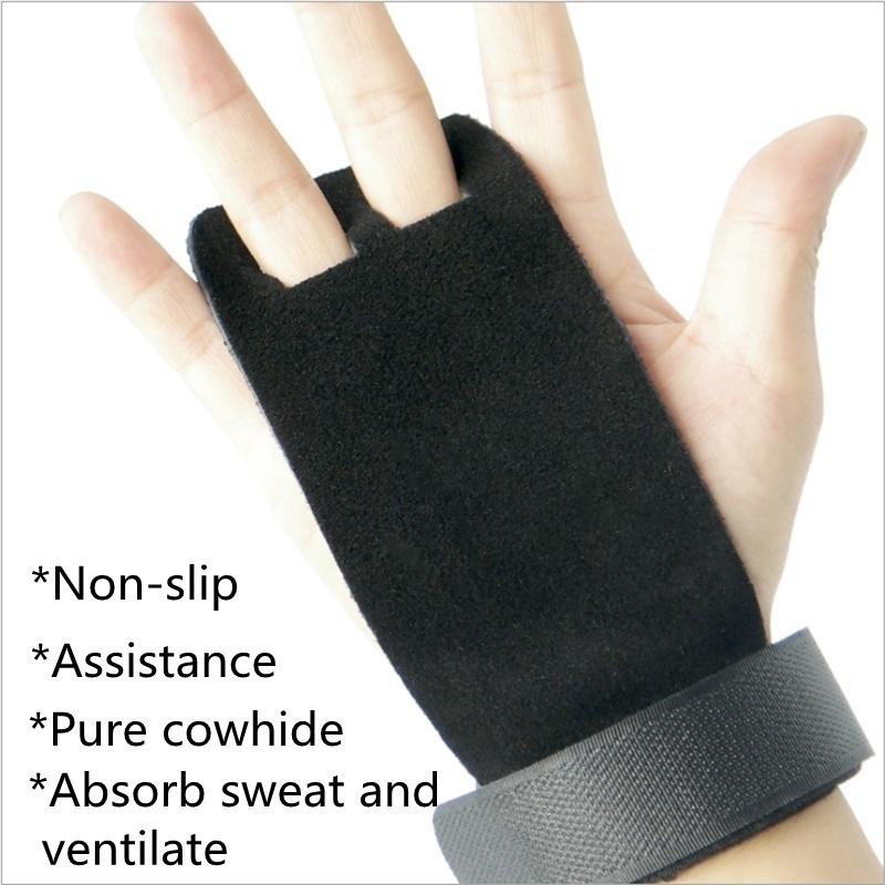 1Pair/2PC Gym Training Leather Palm Protector Size S/M/L Pull Up Weight Lifting Gymnastics Grip Hand