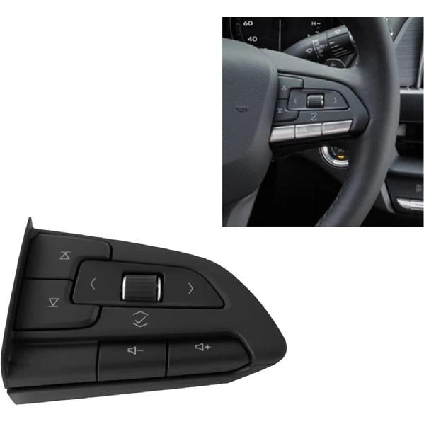 Car Steering Wheel Cruise Control Button Switch with Heating Function Compatible with Cadillac XT4 2019-2021 Replacement