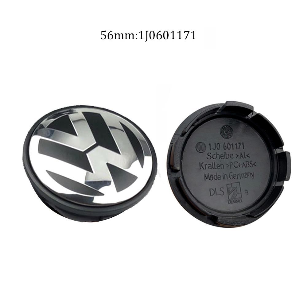 2026 Hot For Volkswagen VW 4pcs 55mm 56mm 65mm 70mm Car Wheel Center Caps Hubcap Cover for  Volkswagen Jetta MK5 Golf Passat sty