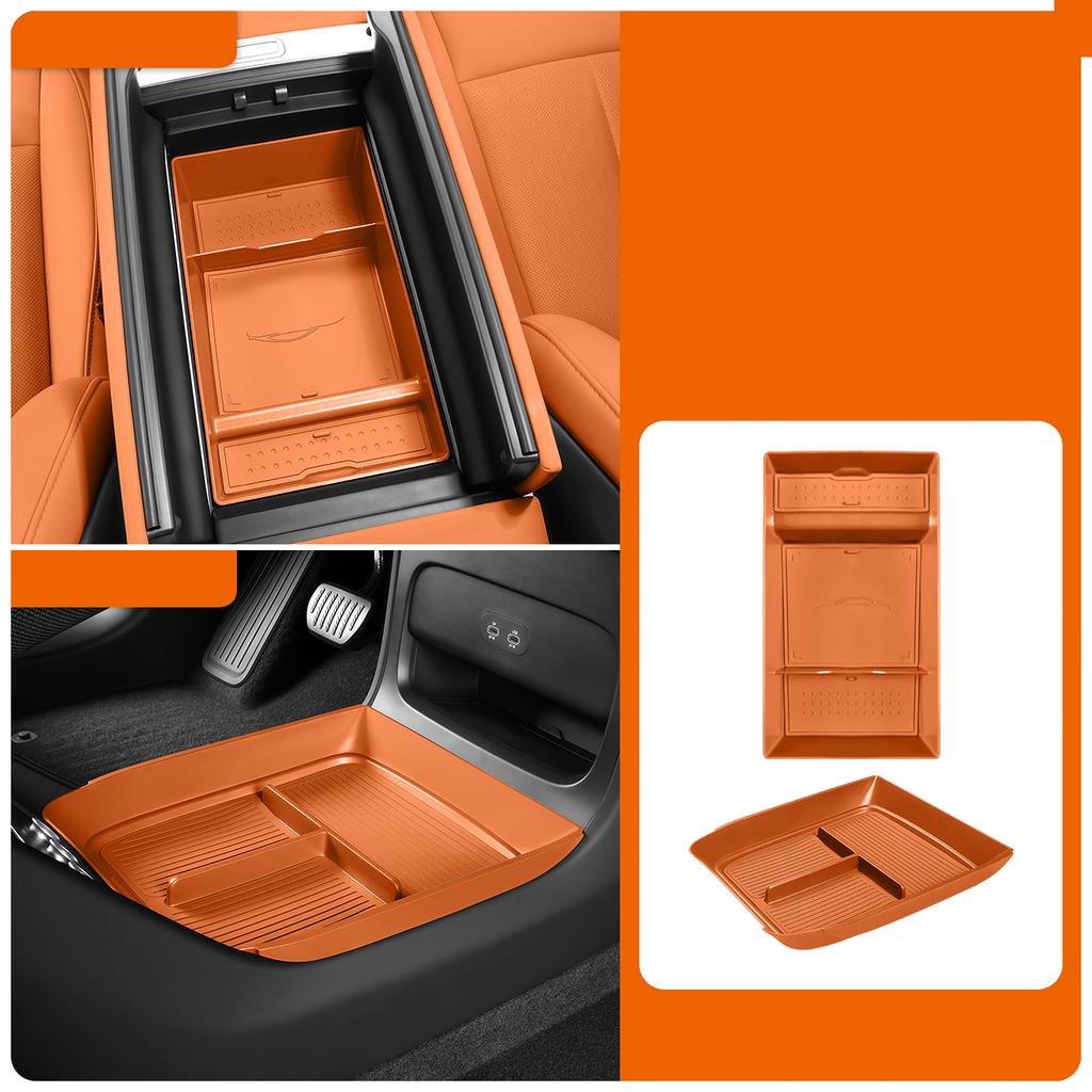 For Xiaomi YU7 2025 2026 Car Central Control Lower Storage Box Mounted Multi-functional Storage Box Modification Accessories