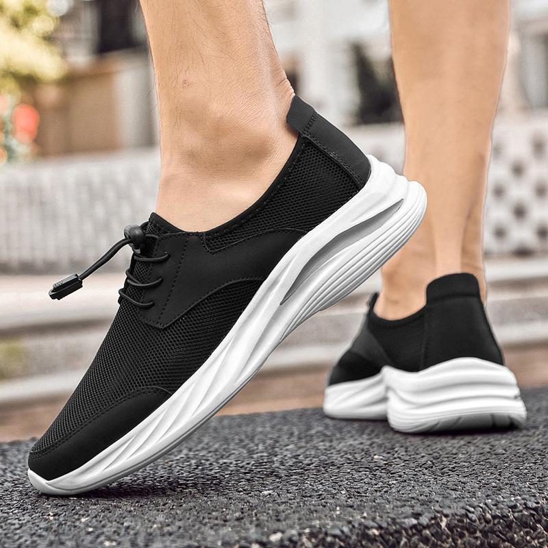 Fashion Male Classic Casual Walking Shoes New Men Fashion Mesh Shoes Mesh Breathable Lightweight Flat Luxury Brand Men's Walking Shoes