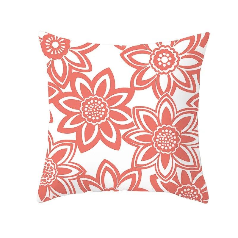 Living Coral Pillow Case   Peach Home Throw  Cover Cushion