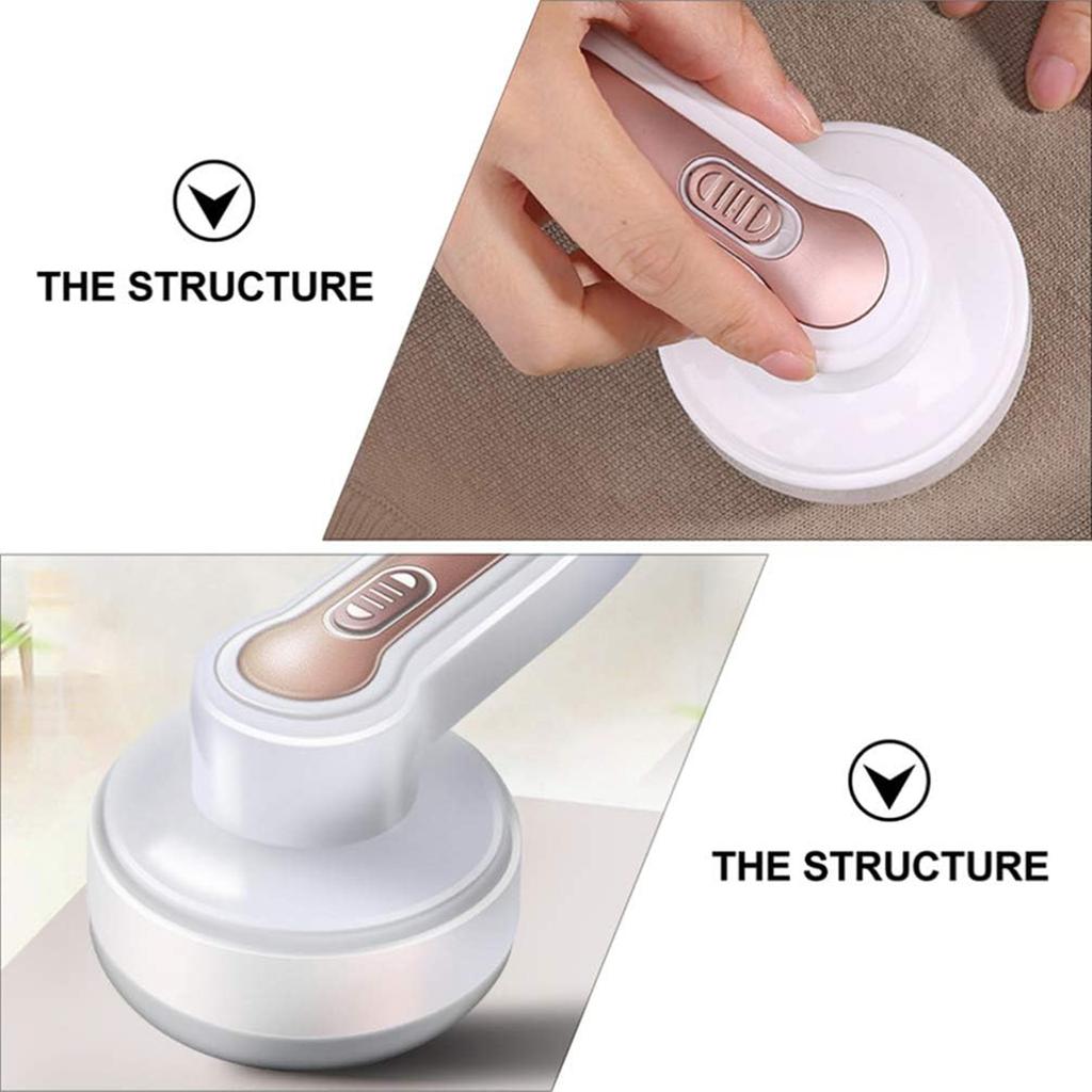 Aparat de bărbierit electric pentru țesături Dispozitiv pentru îndepărtarea scamelor Aparator de bărbierit portabil, reîncărcabil, pentru haine, acasă, inofensiv