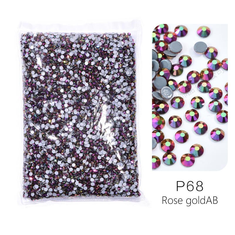 Large Packaging Uniform Glass Imitation Austrian Hot Diamond, Hot Melt Adhesive Bottom Diy Clothing Shoes And Hats Jewelry Rhinestone