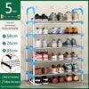 Slim Multi-Tier Shoe Rack for Entryway or Dorm