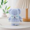 Coral Fleece Bear Gift Towel With Soft Touch For Wedding And Holiday Celebrations