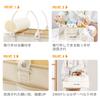 Multifunctional Diaper Storage Improved Diaper Storage Foldable Baby Storage Car Travel Storage Bag with Lid and Shoulder Strap Bag, Case, Box, (6