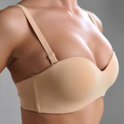 Push Up Strapless Bra Women Invisible Seamless Bralette 1/2 Cup Sexy Lingerie Female Underwear Party Wedding Bras