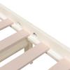 Solid Wood Bed White 200 x 200 cm