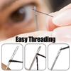 Side Hole Blind Sewing Needles Stainless Steel Elderly Needles Hand Sewing Stitching Pin DIY Home Self Threading Needle with Thi