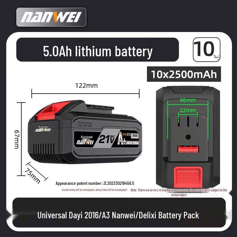 Nanwei 21V Lithium Angle Grinder & Drill Set with Charger & Battery