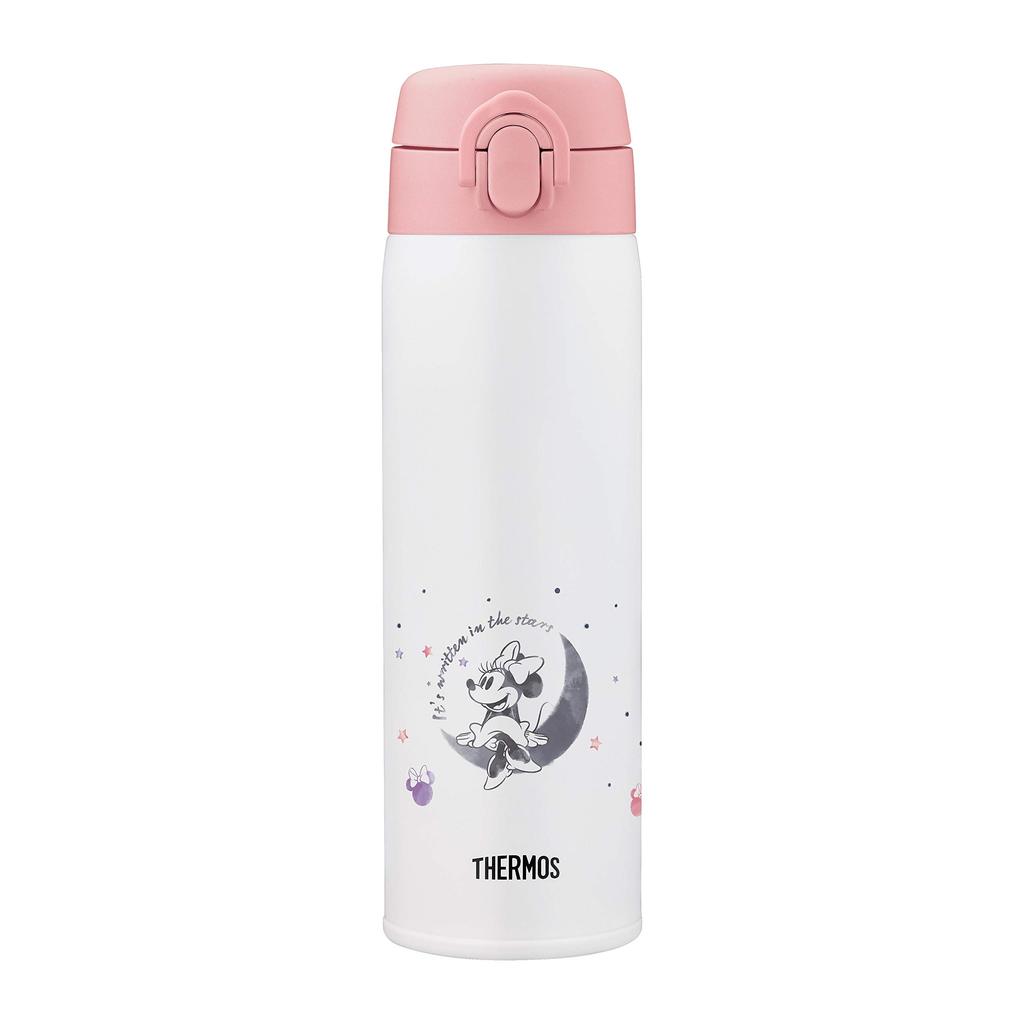 Thermos Stainless Steel Bottle for Milk Formula Minnie Stainless Steel Thermos Bottle Ideal for Making Milk Capacity 500ml 0.5L JNX-502DS (MNI)