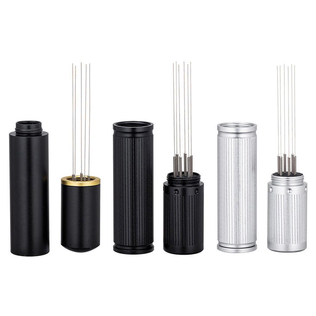 Portable Coffee Distribution Needle Coffee Powder Needle Coffee Distributor Metal Texture Coffee Stirrer for Coffee