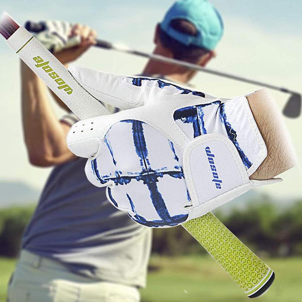 Men's Golf Gloves Left Handed Premium Leather Breathable Professional S-XL