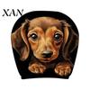 Vehicle Interior Comfort Accessories Halloween Car Headrest Cover, Scary Pattern Print Stretchable Soft Fabric Guard Protector, Breathable Polyester