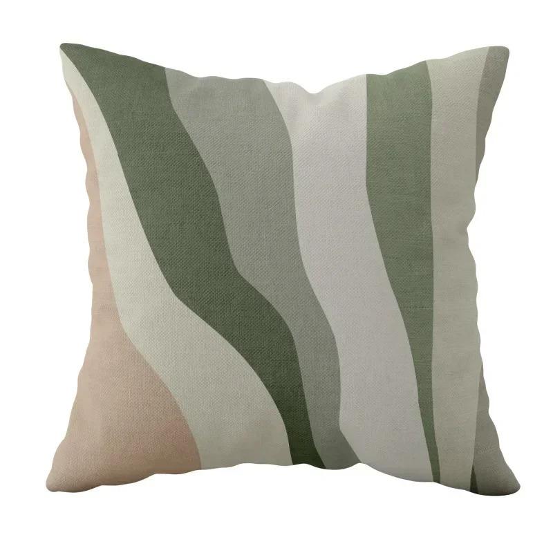 Home Decor Geometric & Floral Patterned Decorative Cushions Pattern Cushion Cover Suitable for Sofa Bedroom Car Pillow Cover