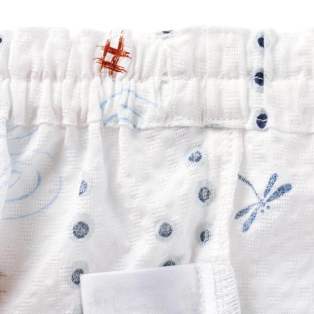 MIKI HOUSE Jinbei Suit Short Dragonfly and Goldfish Made In Perfect for Fireworks Summer Baby Set, Sleeves, Design, Japan, Boys', Festivals,