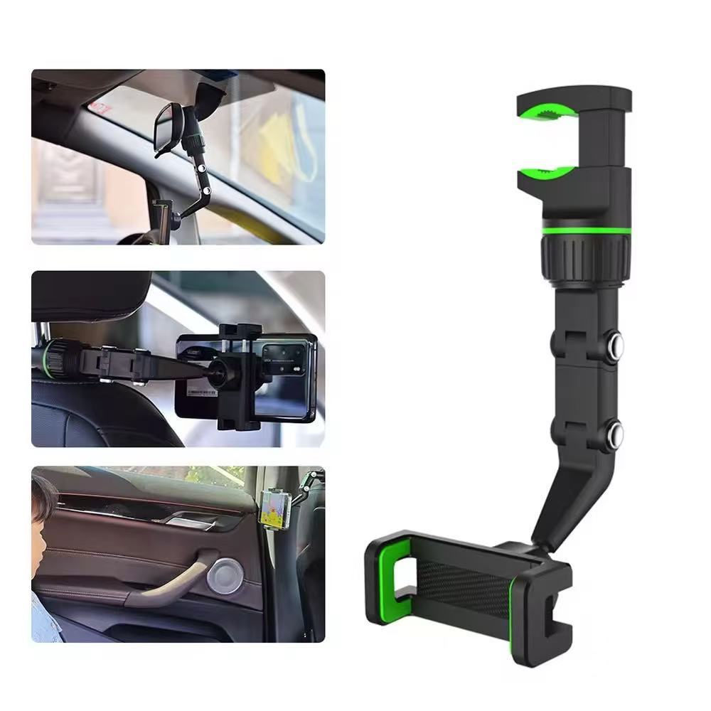 Universal Automotive Mobile Phone Bracket Rearview Mirror Fixed Rotary Adjustment Cross Border Automotive Bracket