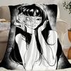 Junji Ito Horror Comic Blanket Flannel Warm Comfort Soft Plush Blanket For Picnic Beds Sofas Homes And Bedrooms