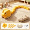 Interactive RC Snake Car Toy Magnetic Greedy Snake Car Remote Control Car  Tabletop Game