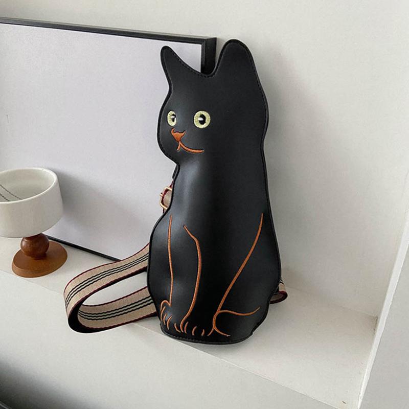 Large-capacity  Casual Cartoon Cat Cute Chest Bag Fashion Waterproof  Women's Crossbody Bag