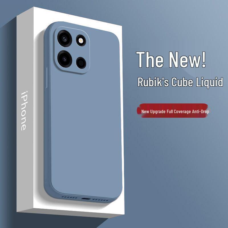 

OnePlus Turbo 6 Liquid Silicone Drop-Proof Case - Solid Color, Skin-Friendly, Full Coverage, Protective, Simple Style OnePlus Turbo 6 шифер сірий колір