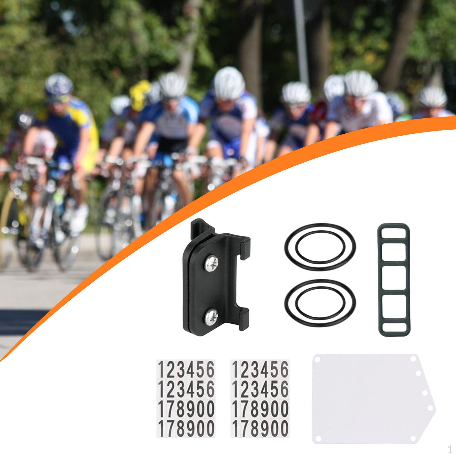 

Cycling Plate Number Holder with Stickers Seat Post Mount for Riding