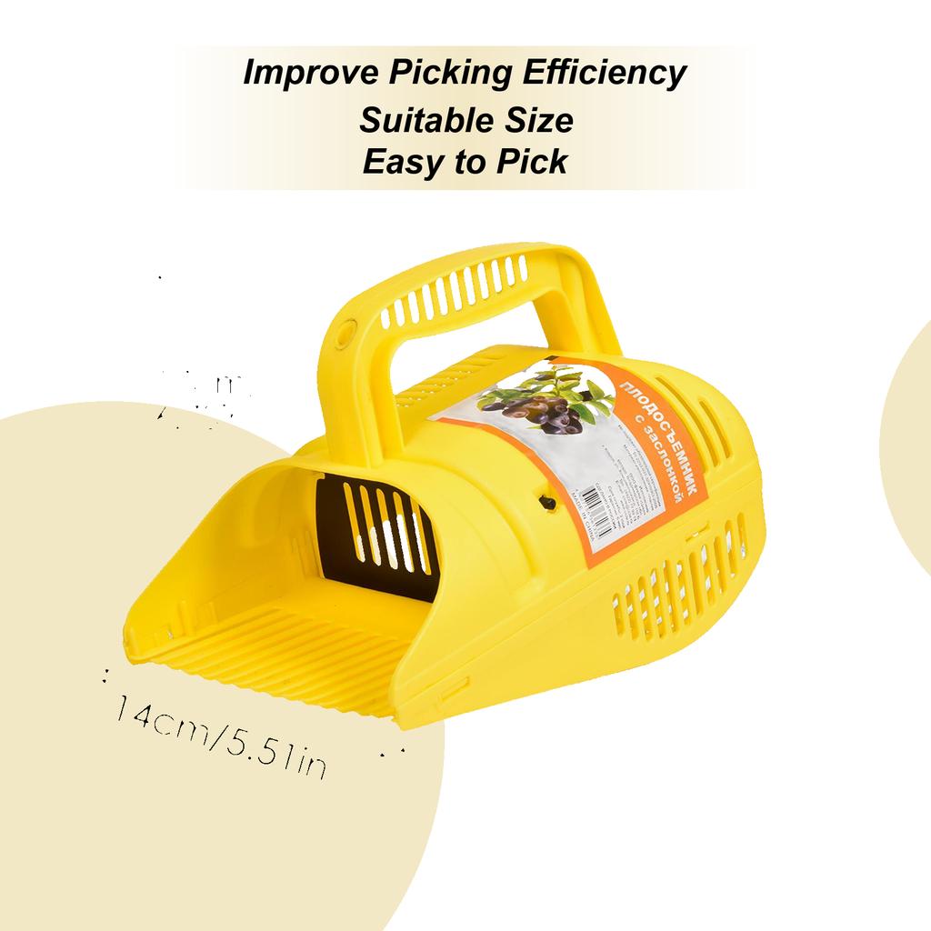 Blueberry Picker Ergonomic Soft touch Handle Lightweight Handle Easy to Use Berry Picker Rakes with Comb Teeth Garden Tool