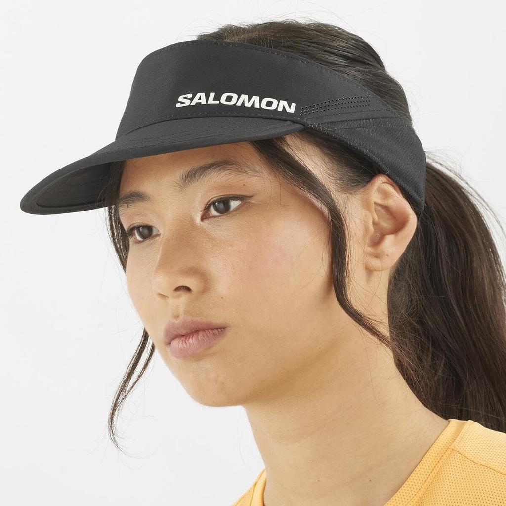 Salomon SHKout VISOR U Outdoor Deep Hat, LC2531500, Black/OSFA