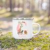 Personalized Safari Animal Initial with Name Cup Custom Wild Party Juice Milk Mug Kids Handle Cup Birthday Favors Gift for Girls